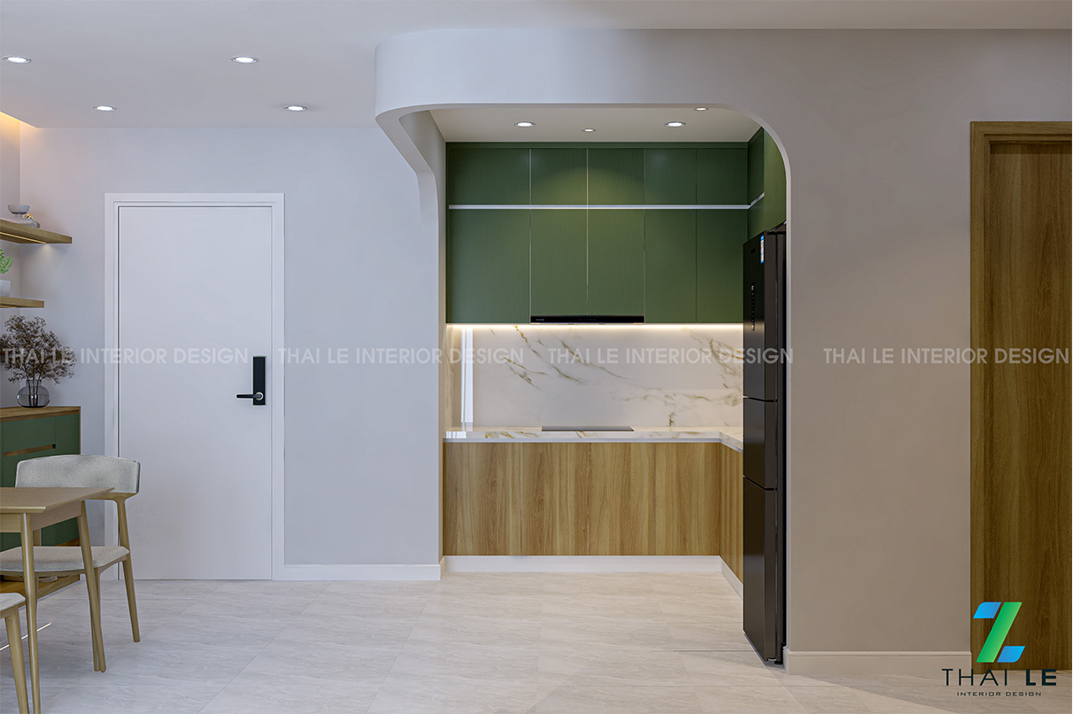 Tủ bếp Lavida Plus hiện đại TB001